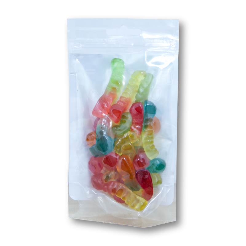 Gummies - Sour Worms 200mg (20x10mg) - Indica