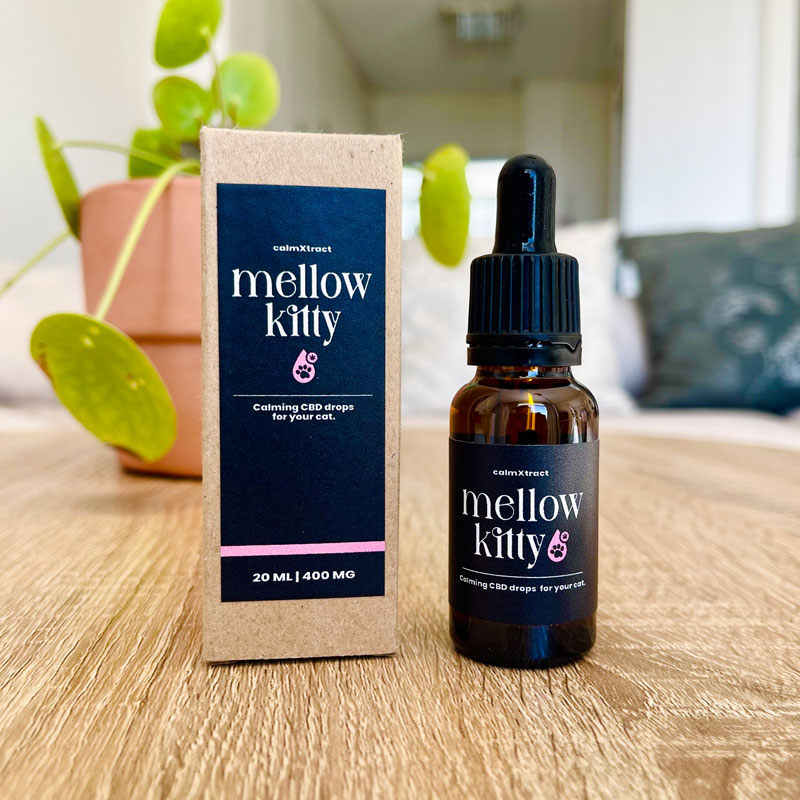 Mellow Kitty - Calming CBD Oil for Cats (20ml / 400mg CBD)