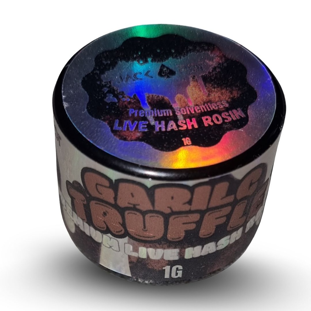 Live Hash Rosin 1g - Garlic Truffle (Hybrid)