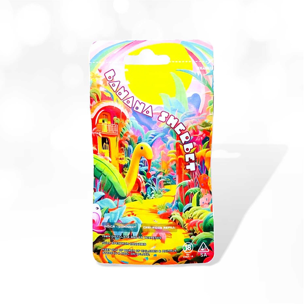 Dreamers Vape Carts 1ml Full Spectrum - Banana Sherbet (Hybrid)