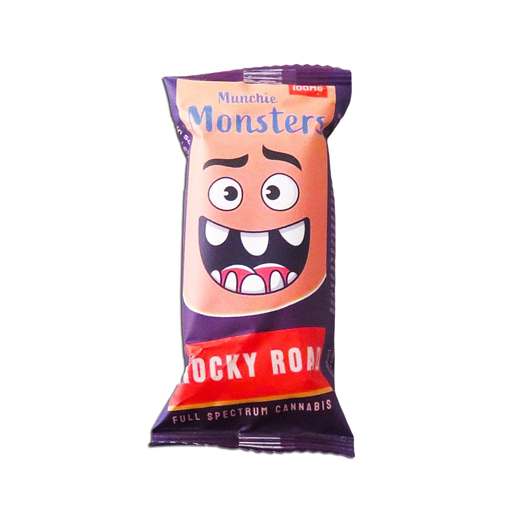 Monster Muncheez Rocky Road Chocolate Bar 100mg Full Spectrum