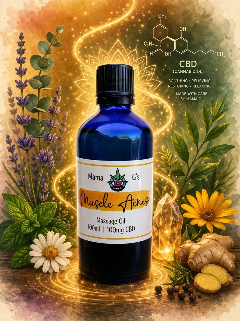 CBD Massage Oil 100ml (Muscle Aches & Pains)