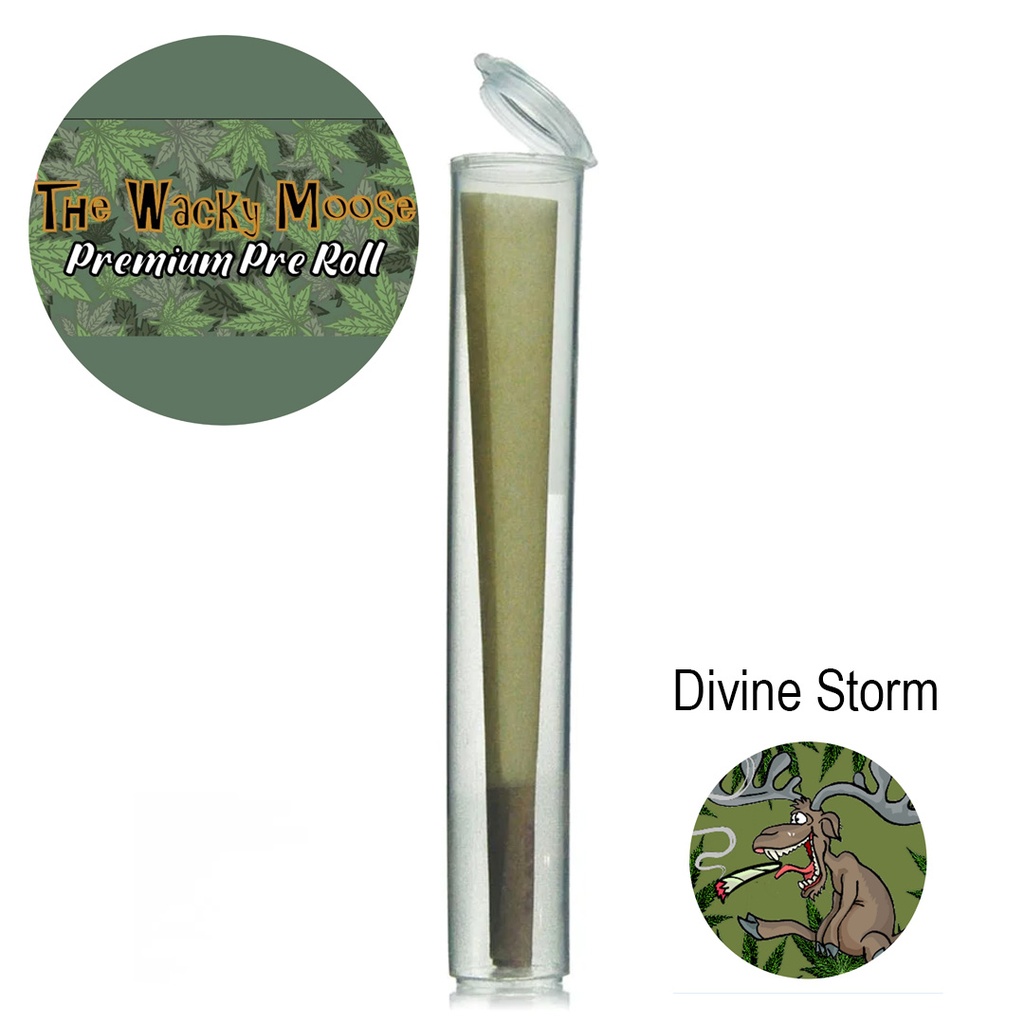 Wacky Moose Premium Indoor Pre-Rolls - Divine Storm (Hybrid)