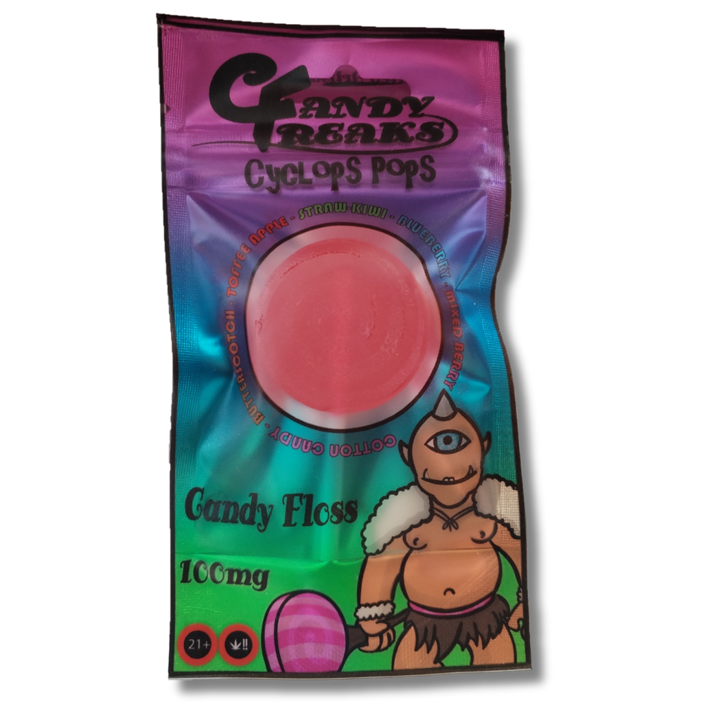 Candy Freaks Cyclops Pops 100mg - Candy Floss