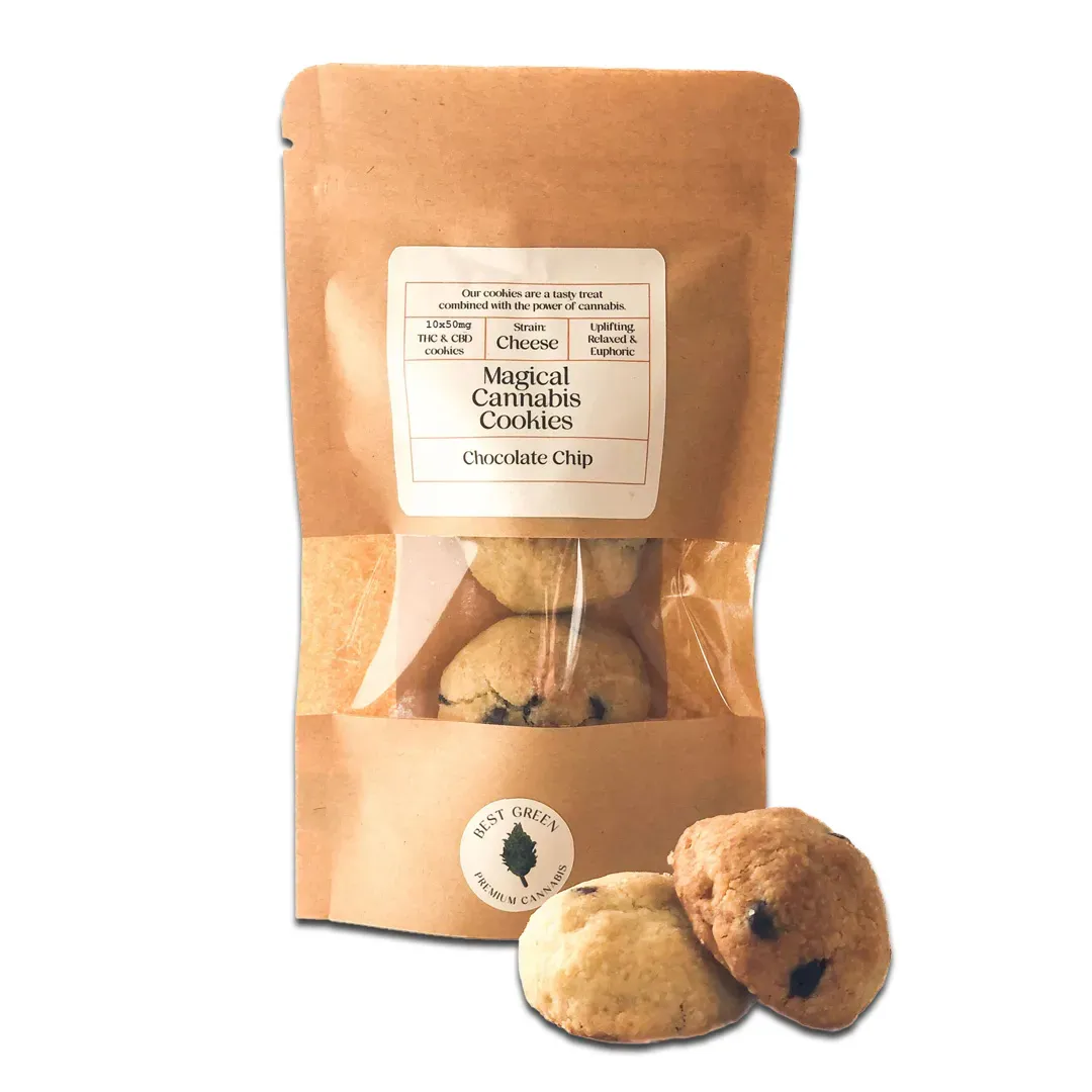 Choc-Chip Cannabis Space Cookies 500mg (10x50mg)