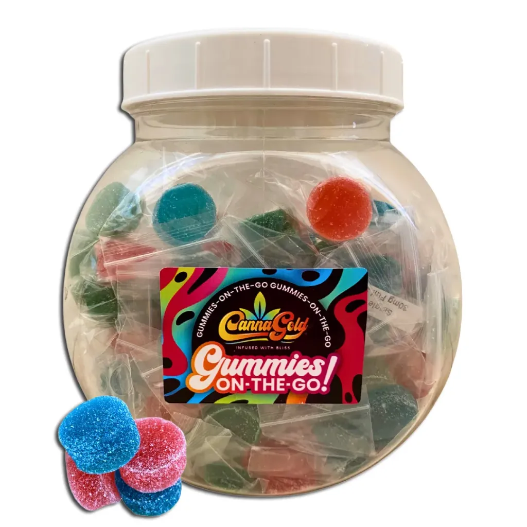 Gummies-On-The-Go (Round) - Full Spectrum 2340mg (78x30mg) - Large Tub