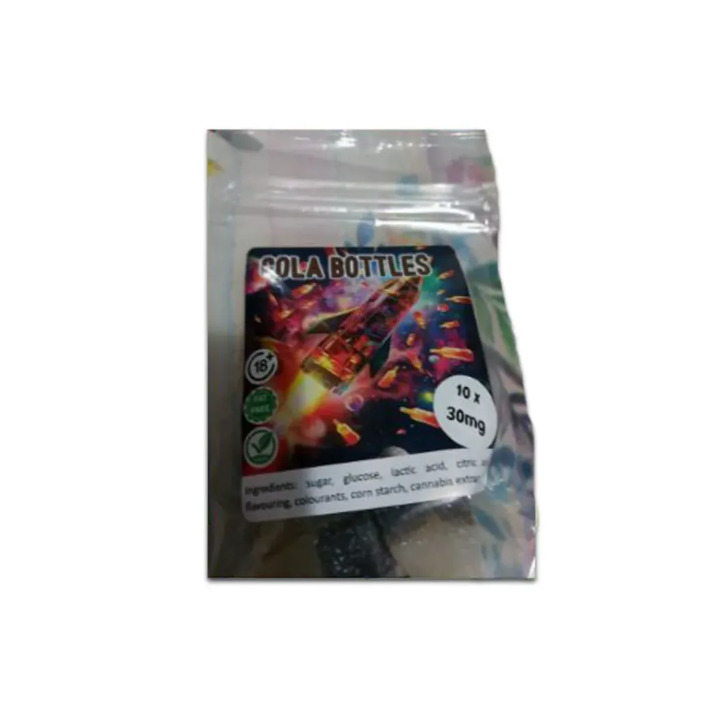 Vegan Gummies - Cola Bottles 300mg (10x30mg)