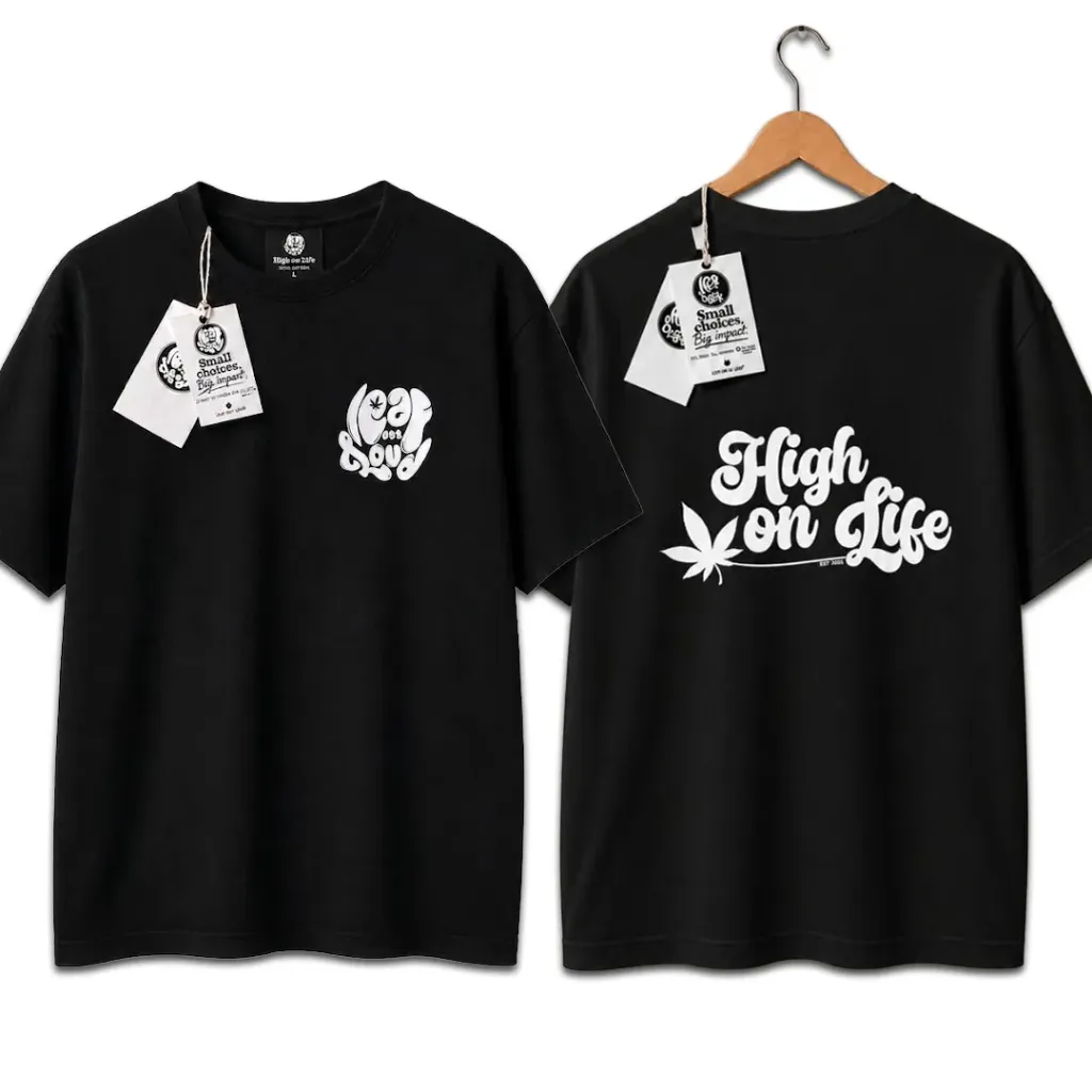Premium Printed T-shirts - High on Life