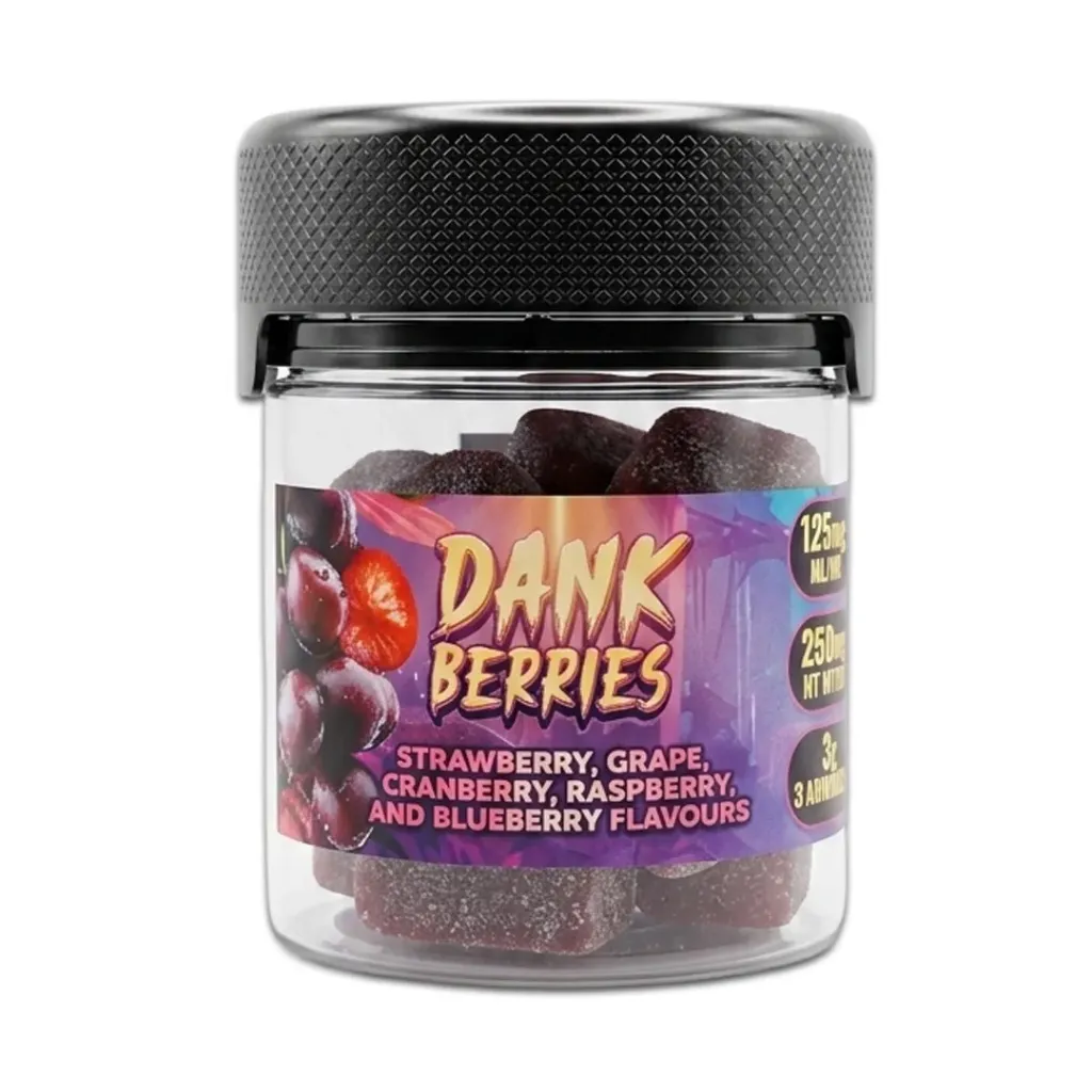 FECO Gummies - Dank Berries Tub 125mg (5x25mg)