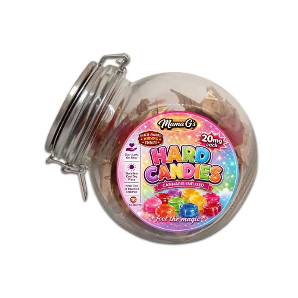 Sugar-Free Hard Candies - Assorted Flavours 1000mg (50x20mg) (Refill Pack, Blueberry)