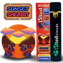 Lifted Delta 9 Disposable Vapes 1ml - Sunset Sherbet (Indica)