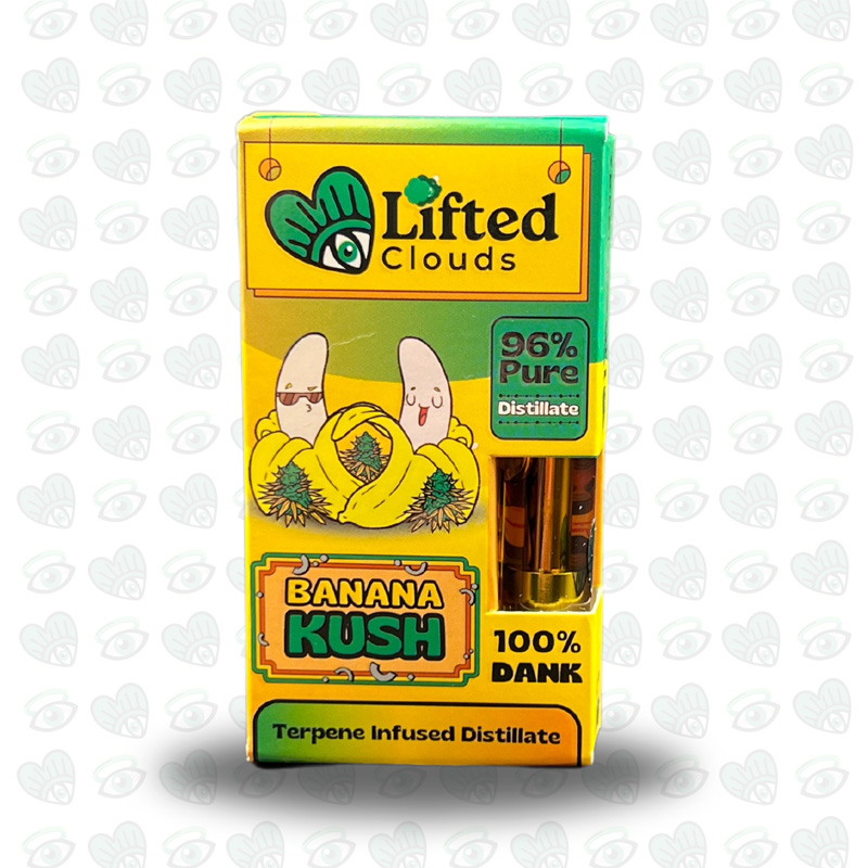 Lifted Distillate Vape Cart - Banana Kush (Hybrid) (0.5ml)