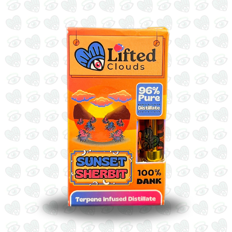 Lifted Distillate Vape Cart - Sunset Sherbet (Indica)