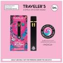 Traveler’s® Classic Disposable Vapes 1ml - Bubblegum Kush (Indica)
