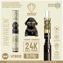 Awaken® Vape Blaster Cartridges 1ml - 24K Gold Punch (Hybrid)
