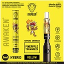 Awaken® Vape Blaster Cartridges 1ml - Pineapple Trainwreck (Hybrid)