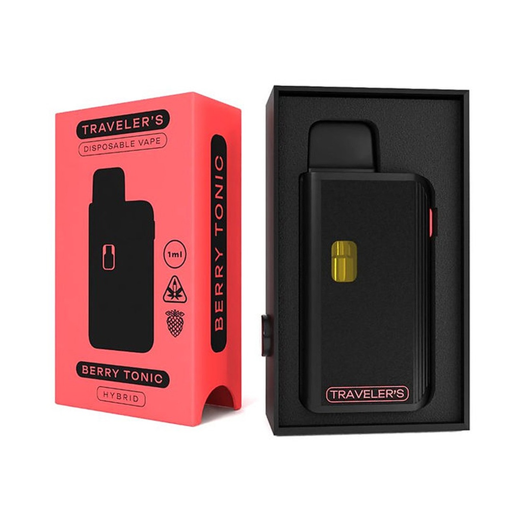Traveler’s® Stealth Disposable Vapes 1ml - Berry Tonic (Hybrid)