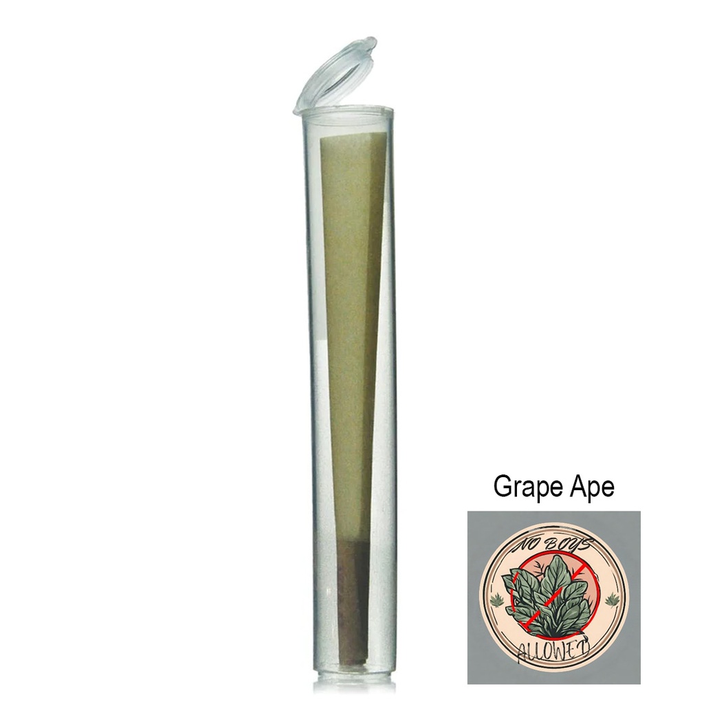 No Boys Allowed Premium Indoor Pre-Rolls - Grape Ape