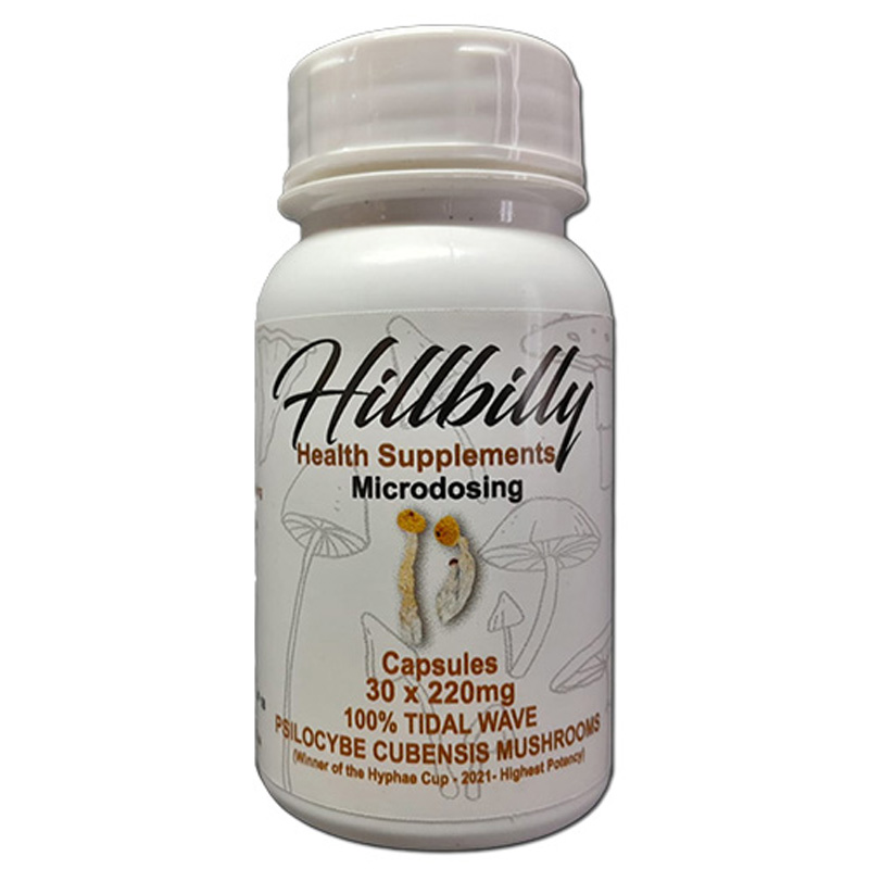Hillbilly Psilocybin Microdosing Capsules (Tidal Wave) 30's