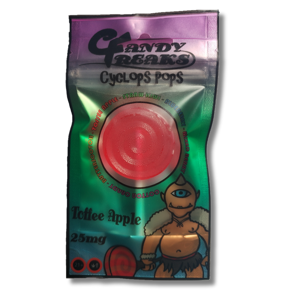 Kushader Canna Pops ~ Candy Freaks Cyclops Pops - Toffee Apple