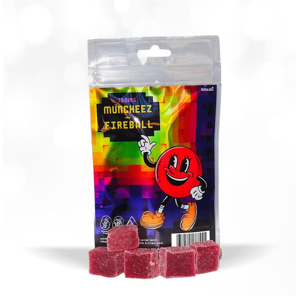 Jelly Gummies - Muncheez 150mg (5x30mg) - Fireball