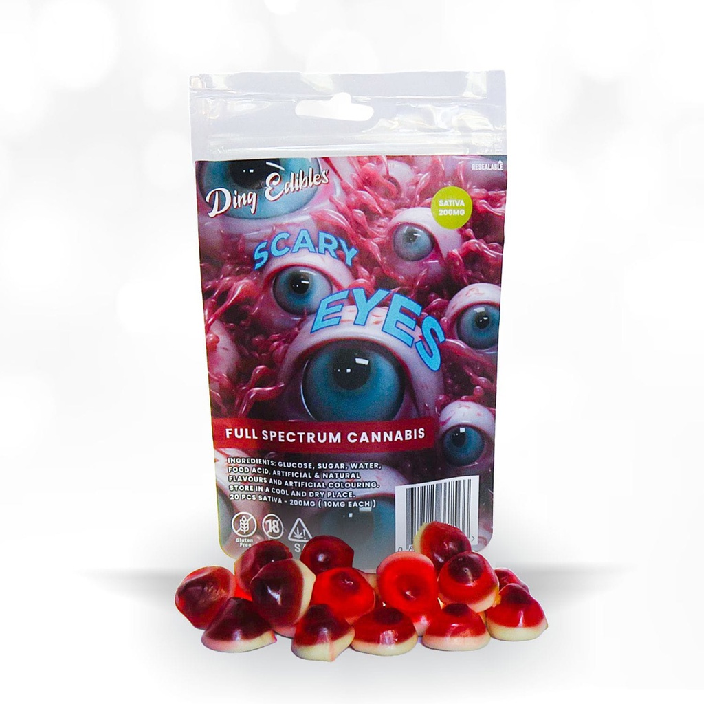 Gummies - Scary Eyes 200mg (20x10mg) - Sativa