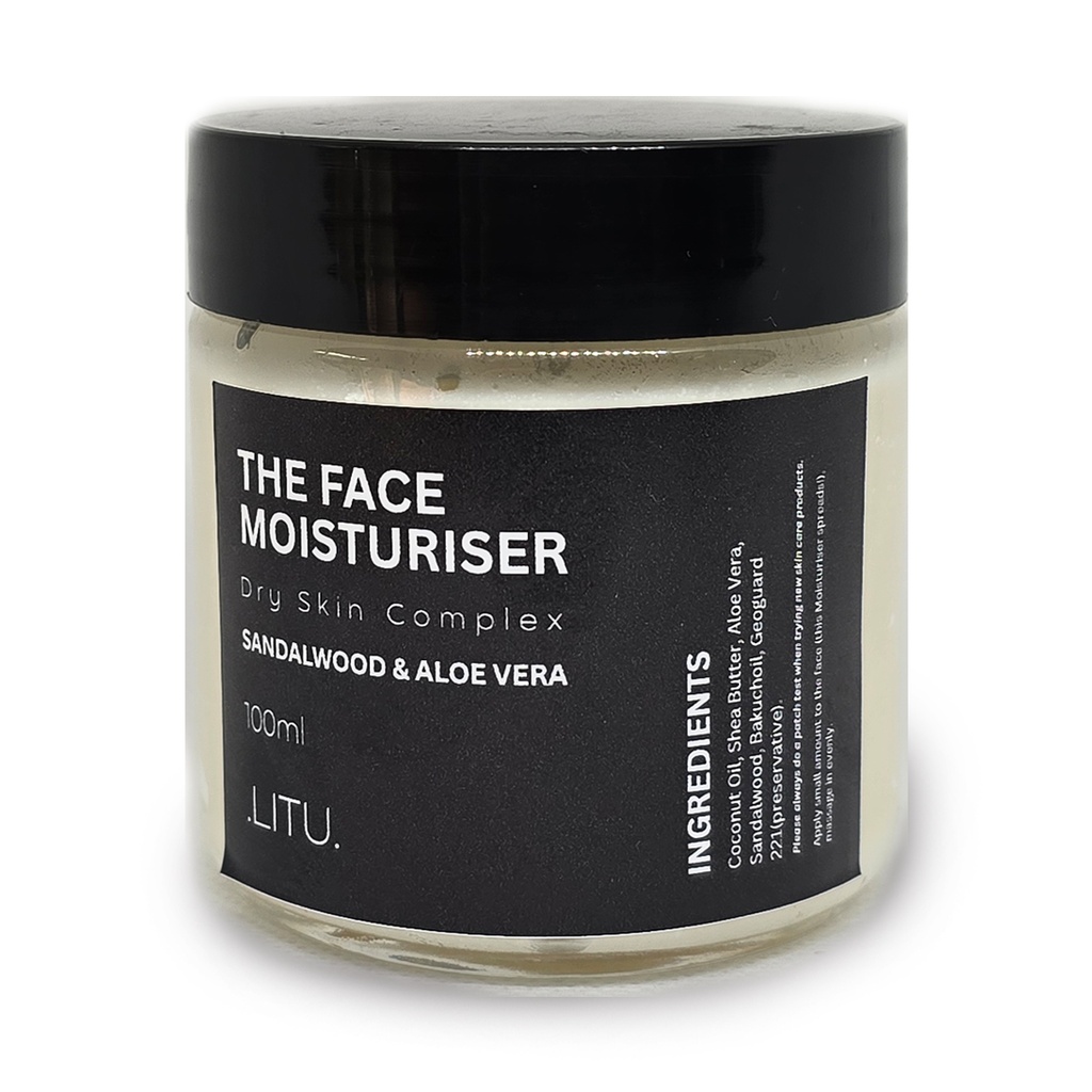 The Face Moisturiser - Replenish (Sandalwood & Aloe Vera) 100ml