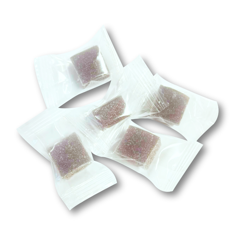 Gummies - Jellies 30mg (Singles, Individually Wrapped) - Passion Fruit & Lime