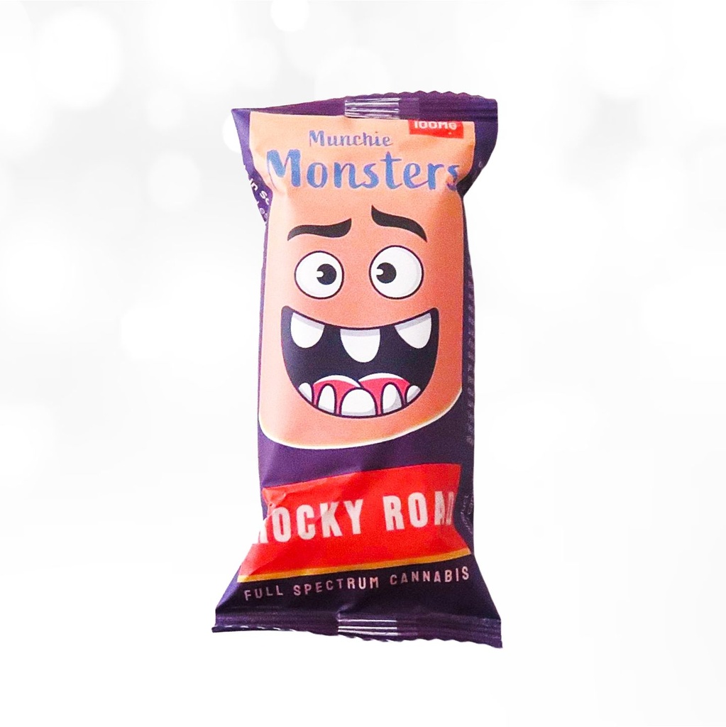 Monster Muncheez Rocky Road Chocolate Bar 100mg Full Spectrum