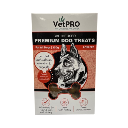 VetPro CBD Dog Biscuits - Premium