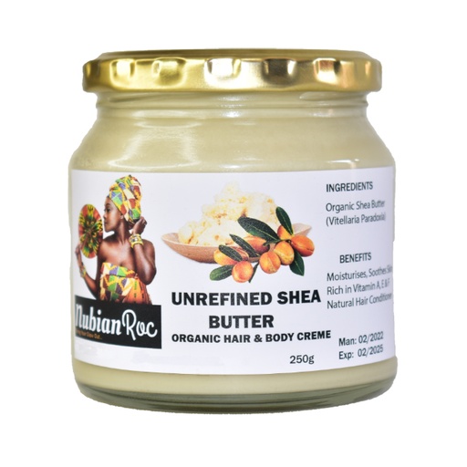 Raw Unrefined Organic Shea Butter (Ivory) - 250g