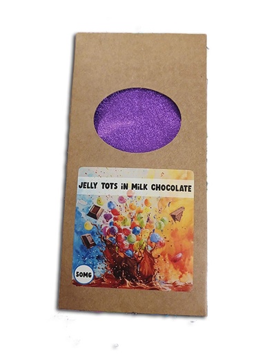 100g Jelly Tots & Milk Chocolate Slabs (Pack of 3)