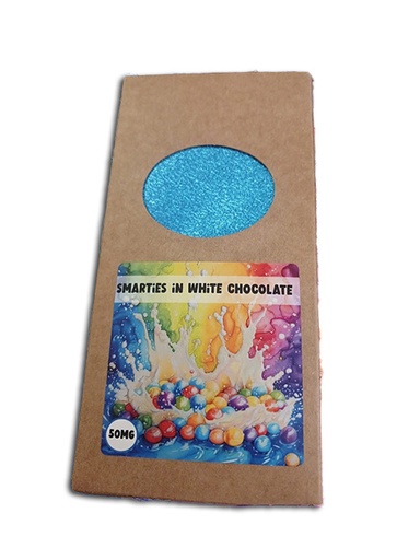 100g Smarties & White Chocolate Slabs (Pack of 3)