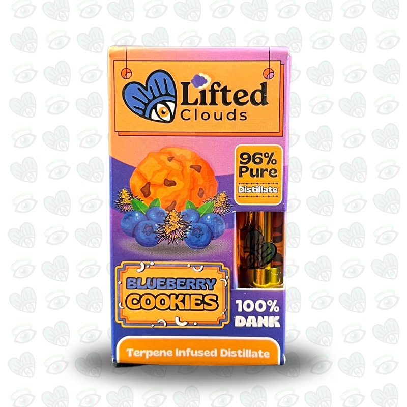 Lifted Distillate Vape Cart - Blueberry Cookies (Hybrid)