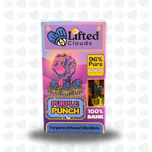 Lifted Distillate Vape Cart - Purple Punch (Indica)