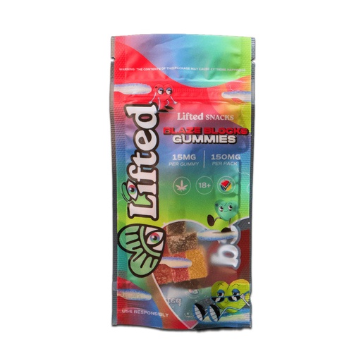 Lifted Blaze Block Gummies 150mg (10x15mg)