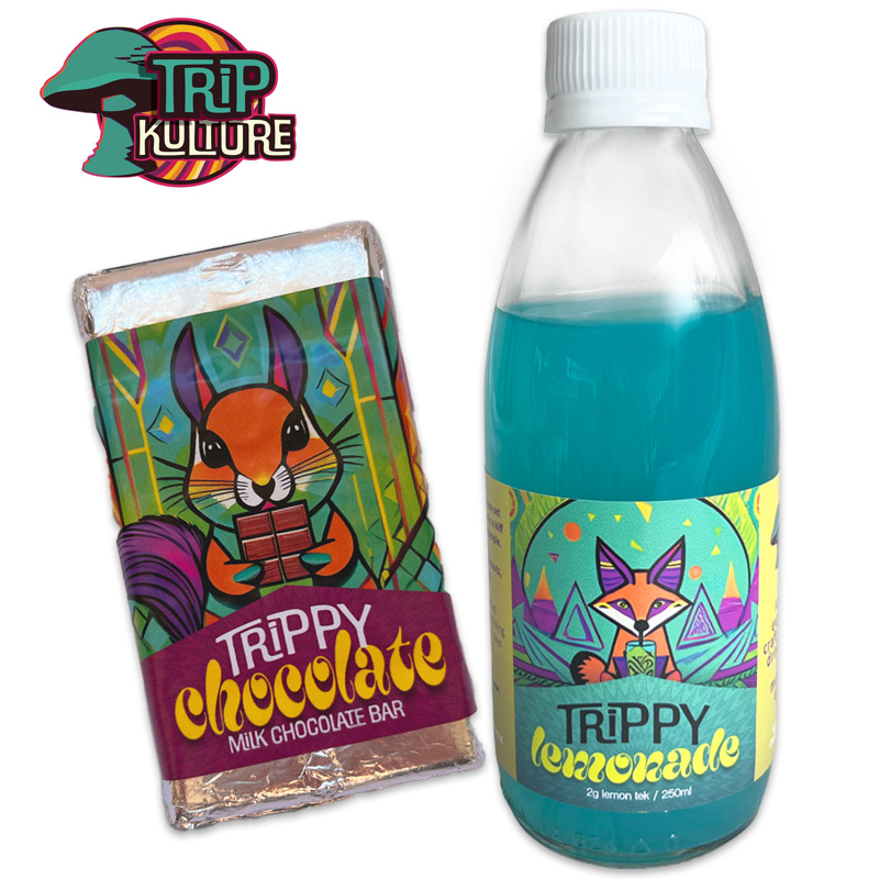 Trippy Chocolate Bar 35g & Trippy Lemonade 250ml Combo