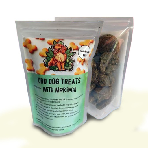 CBD Dog Treats with Moringa 150mg (15x10mg)