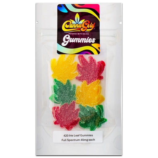 ‘420’ Irie Leaf Gummies - 240mg Full Spectrum (6x40mg)