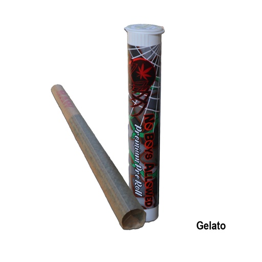 No Boys Allowed Premium Indoor Pre-Rolls - Gelato