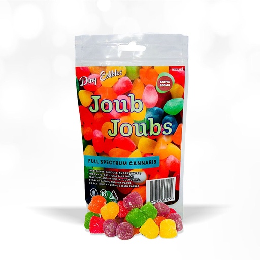 Gummies - Joub Joubs 200mg (20x10mg) - Sativa