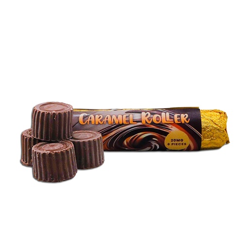 Rollers 120mg Full Spectrum (6x20mg) - Caramel