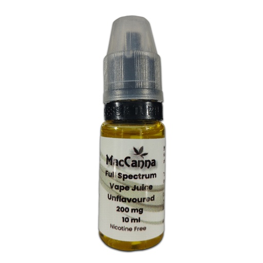 Full Spectrum CBD Vape Juice 200mg (10ml) - Unflavoured