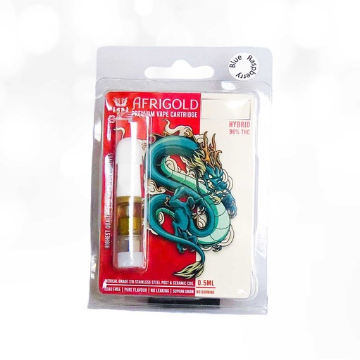 Vape Cartridge 0.5ml - Blue Raspberry - Full Spectrum (Hybrid)