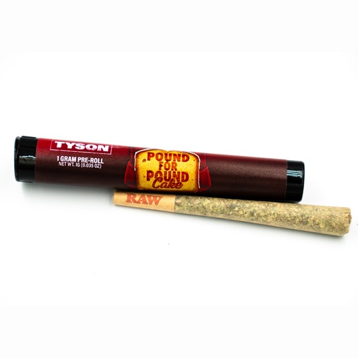 Tyson Premium Pre-Rolls 1g - Pound for Pound Cake