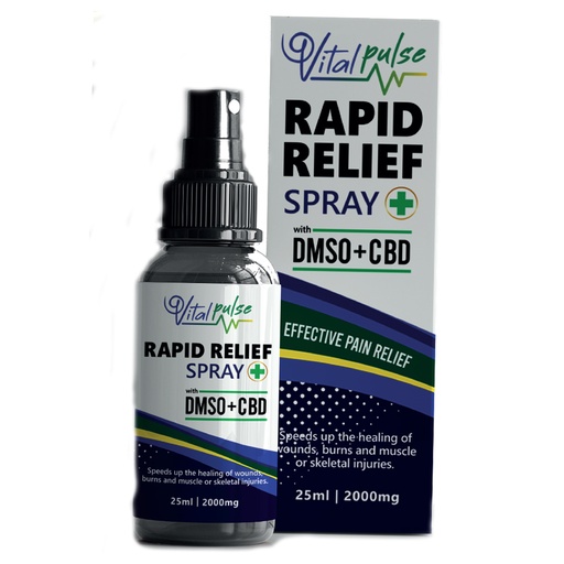 Vitalpulse Rapid Relief Spray with DMSO & CBD